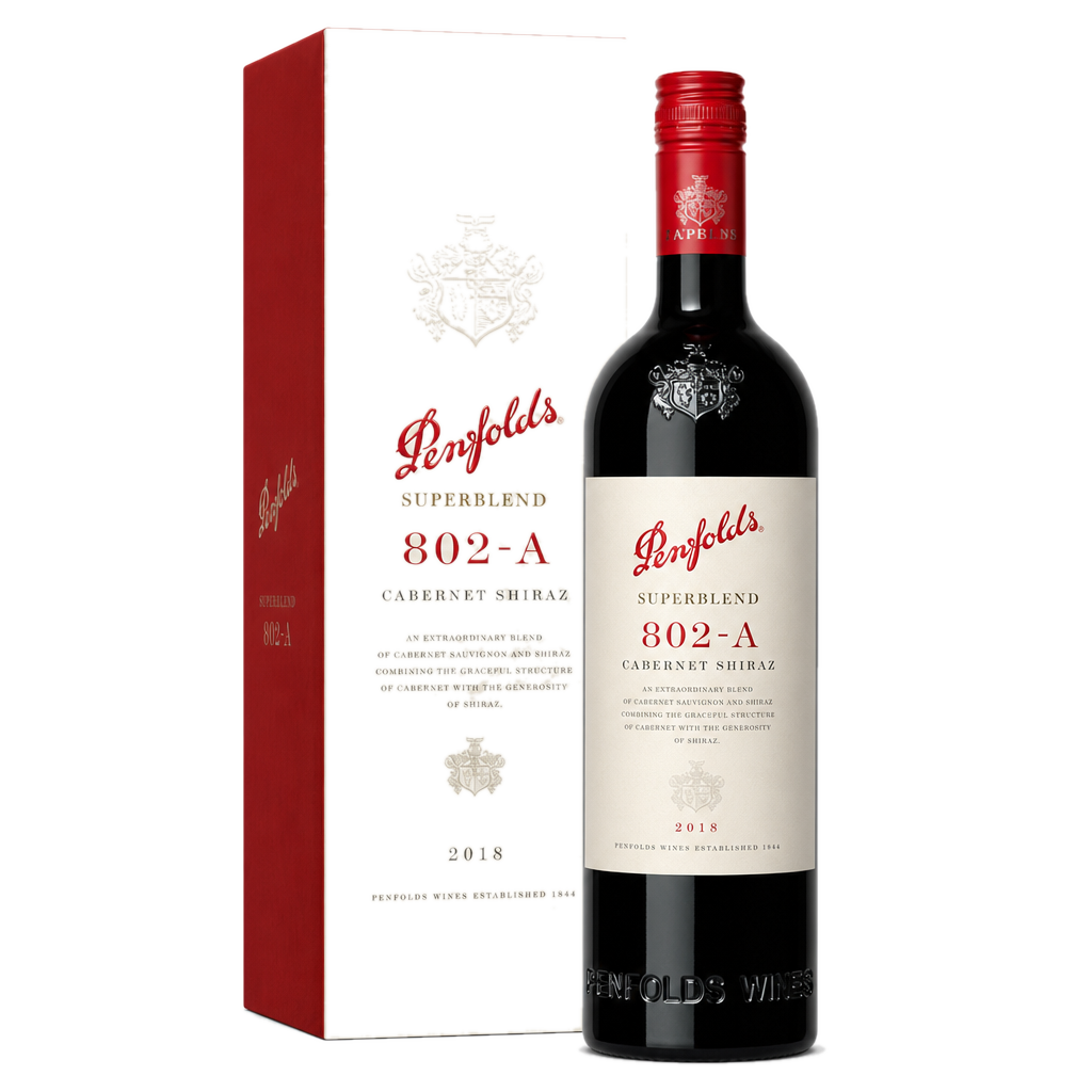 Penfolds - Superblend 802-A Cabernet Shiraz 2018 (mit Geschenkverpackung)