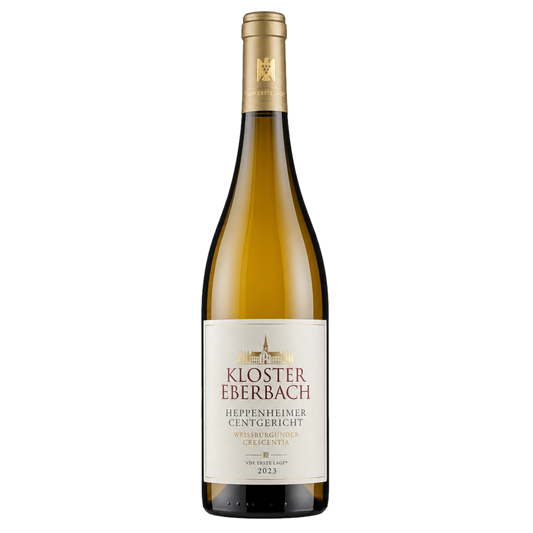 Kloster Eberbach - Heppenheimer Centgericht Weißburgunder Crescentia VDP. Erste Lage 2023