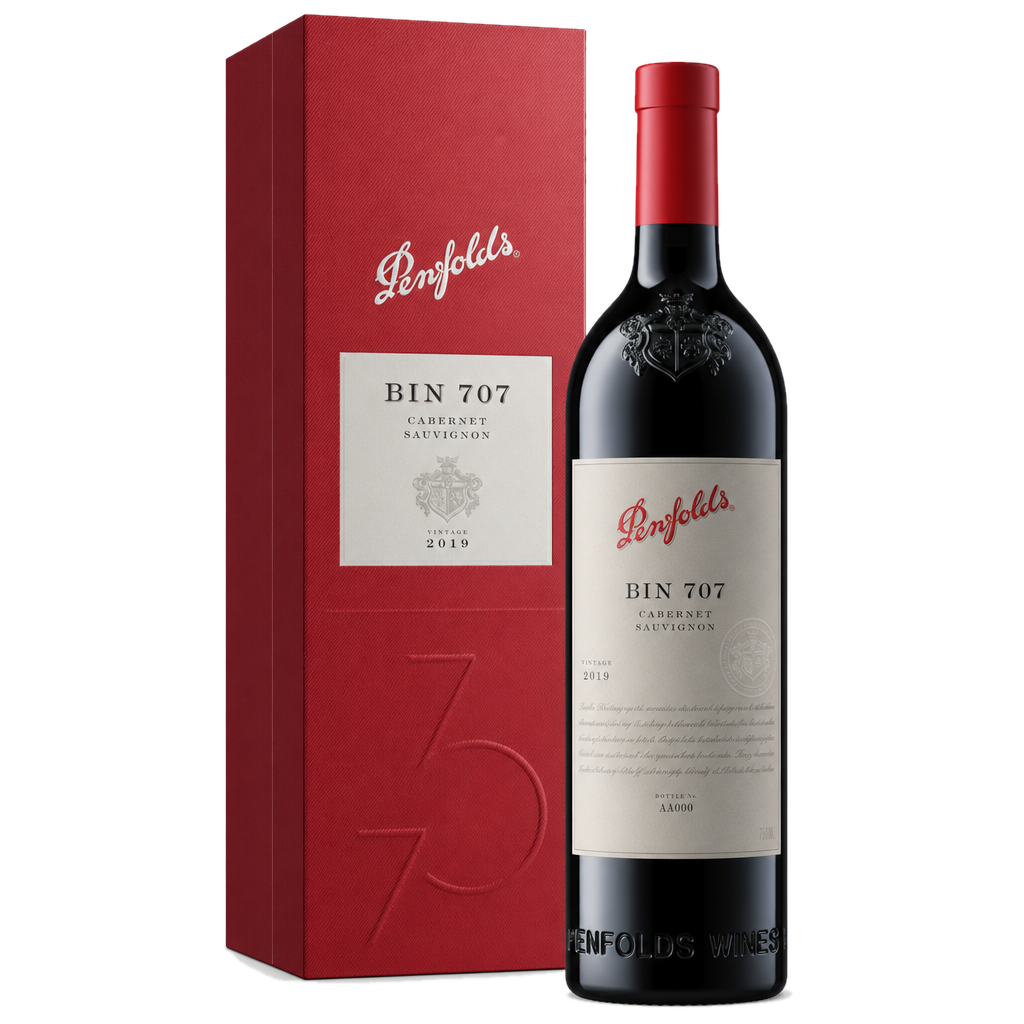 Penfolds - Bin 707 Cabernet Sauvignon in Geschenkverpackung 2019